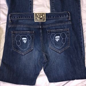 WOMENS BAPE JEANS
